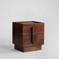 Turner Bedside Table in Mango Wood with Drawer Storage