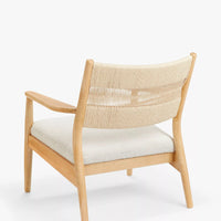Natural Harmony Lounge Chair in Solid Wood