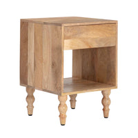 Astoria Solid Wood Nightstand in Mango Wood