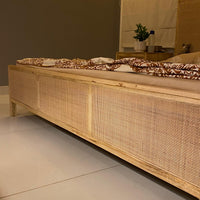 Rattan Wooden Bed