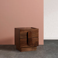 Turner Bedside Table in Mango Wood with Drawer Storage