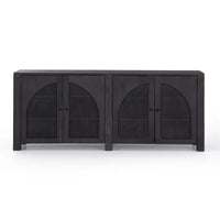 Twiddle Rattan Sideboard Buffet in Solid Wood