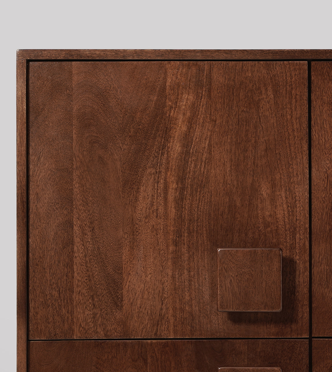 Kiva Storage Cabinet | Mango Wood | Minimalist Design | Solid Wood