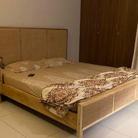 Rattan Wooden Bed