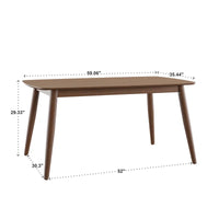 Horizon Rectangular Dining Set in Sheesham Wood - 4 Seater