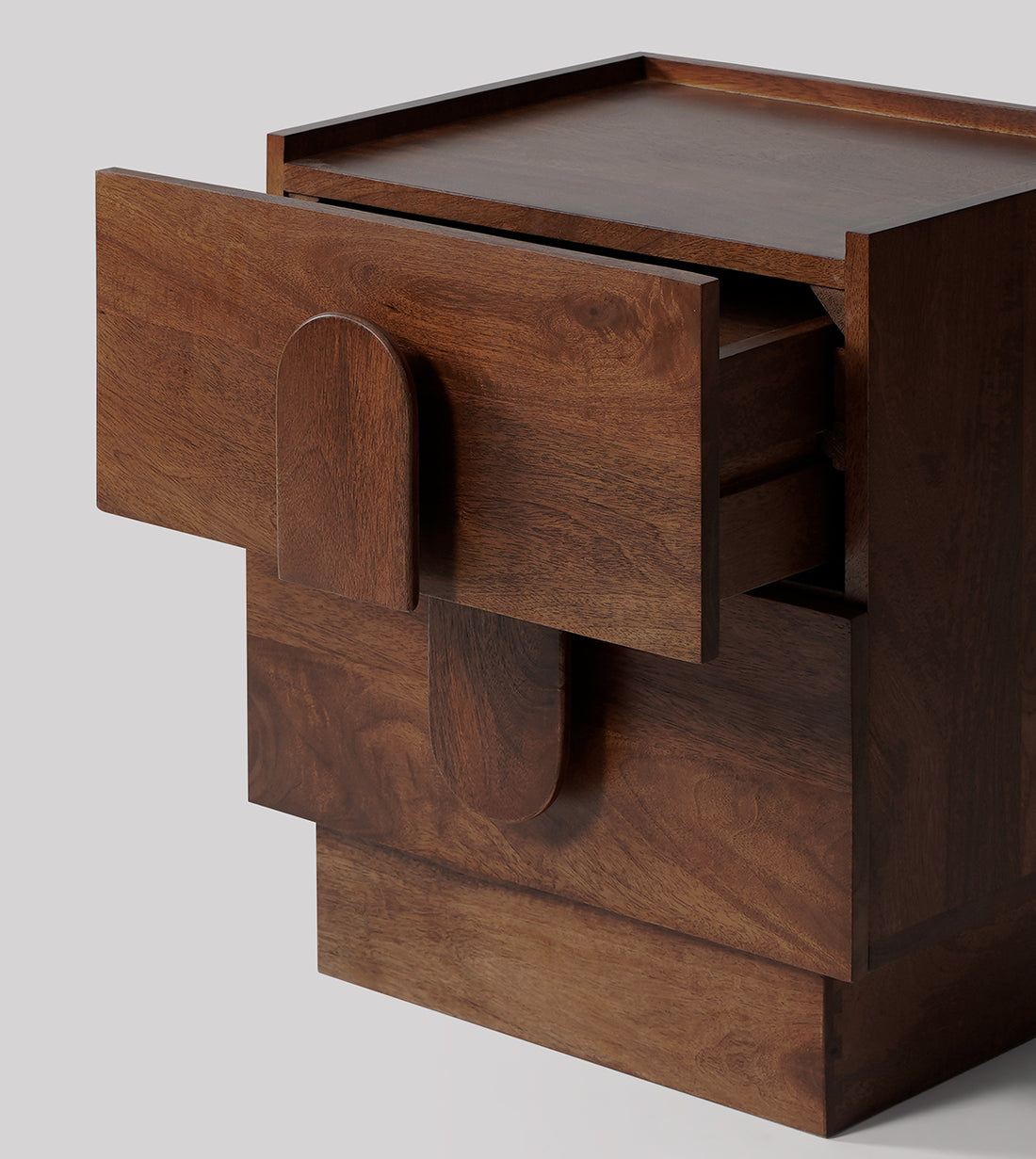 Turner Bedside Table in Mango Wood with Drawer Storage