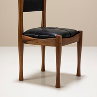 Solid Wood Dining Chair with Upholstery Seat