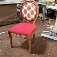 Curvv Dining Chair in Sheesham Wood in Honey Finish