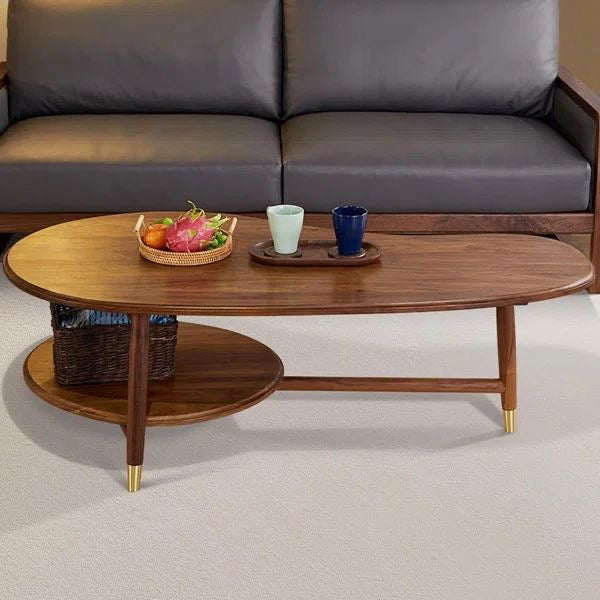 Campa Coffee Table in Solid Wood for Living Room