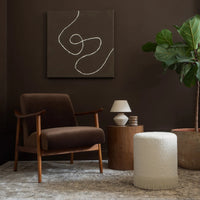 Winston Armchair | Solid Wood | Walnut Finish