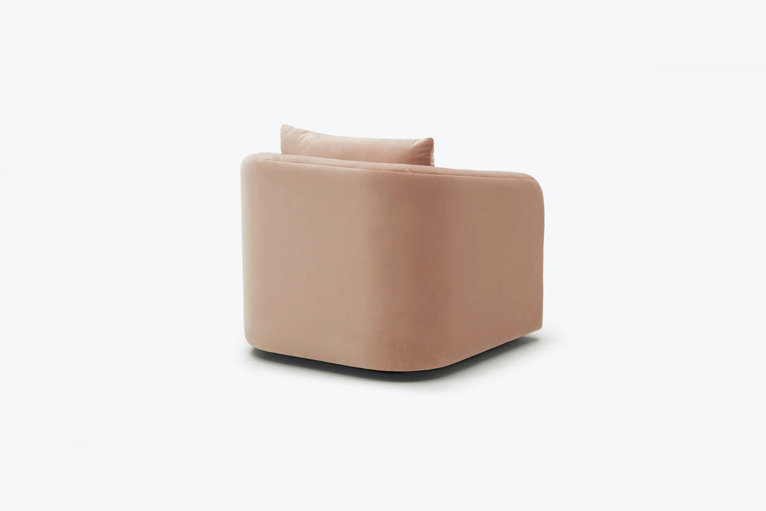 Amelia Armchair for Living Room in Pink Upholstery