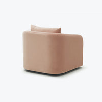 Amelia Armchair for Living Room in Pink Upholstery