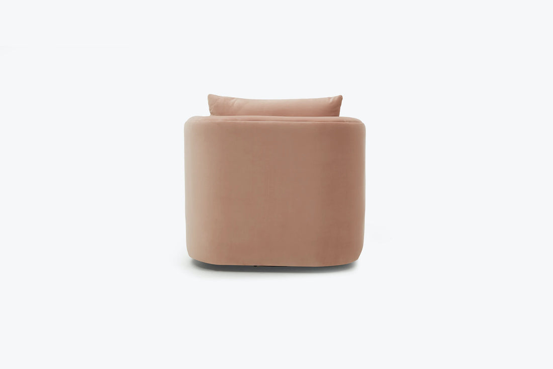 Amelia Armchair for Living Room in Pink Upholstery
