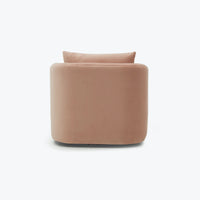 Amelia Armchair for Living Room in Pink Upholstery