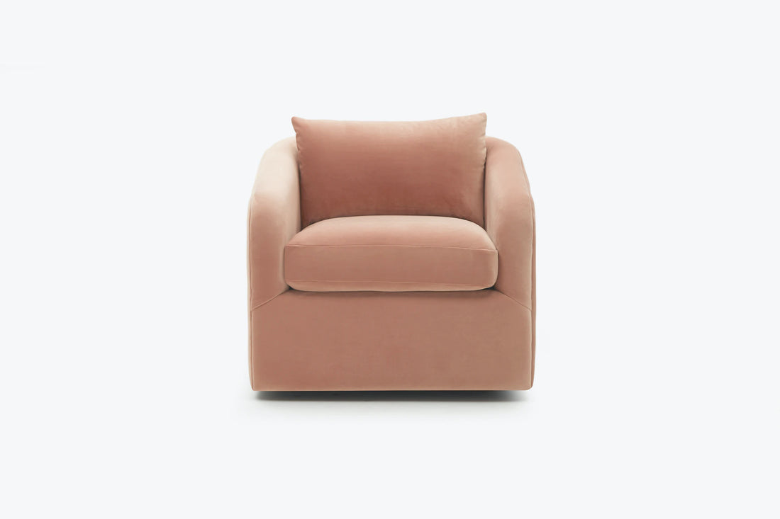 Amelia Armchair for Living Room in Pink Upholstery