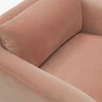 Amelia Armchair for Living Room in Pink Upholstery
