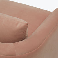 Amelia Armchair for Living Room in Pink Upholstery