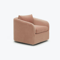 Amelia Armchair for Living Room in Pink Upholstery
