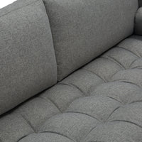Briar Sofa For Living Room 2 Seater|Suede Velvet Fabric| Solid Wood Frame