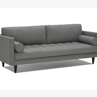 Briar Sofa For Living Room 2 Seater|Suede Velvet Fabric| Solid Wood Frame