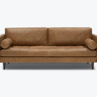 Briar Sofa For Living Room 2 Seater|Suede Velvet Fabric| Solid Wood Frame