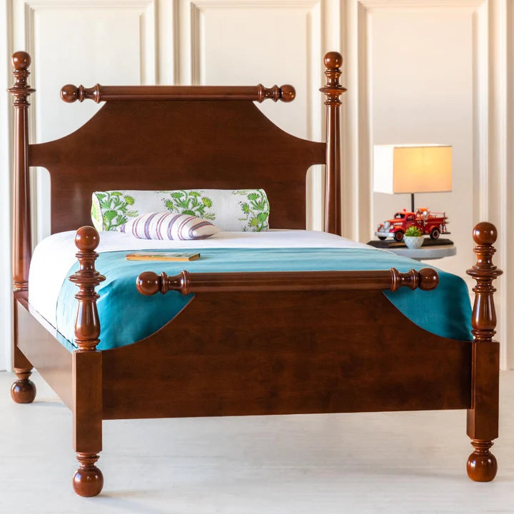 Canonical Solid Wood Bed | King & Queen Size | Premium Finish