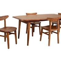 Celotto Sheesham Solid Wood Dining Table & Chair