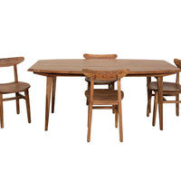 Celotto Sheesham Solid Wood Dining Table & Chair