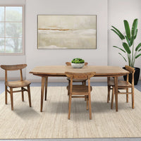 Celotto Sheesham Solid Wood Dining Table & Chair