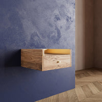Fresco side table in solid wood mango wood by chuk chuk villa