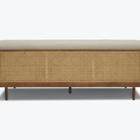 Clea Rattan Sofa for living room