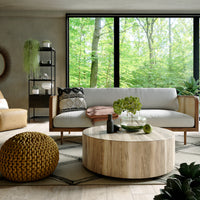 Clea Rattan Sofa for living room