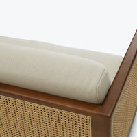 Clea Rattan Sofa for living room