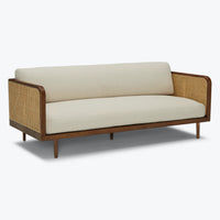 Clea Rattan Sofa for living room