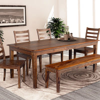 Clermont Sheesham Wood Dining Table & Chair
