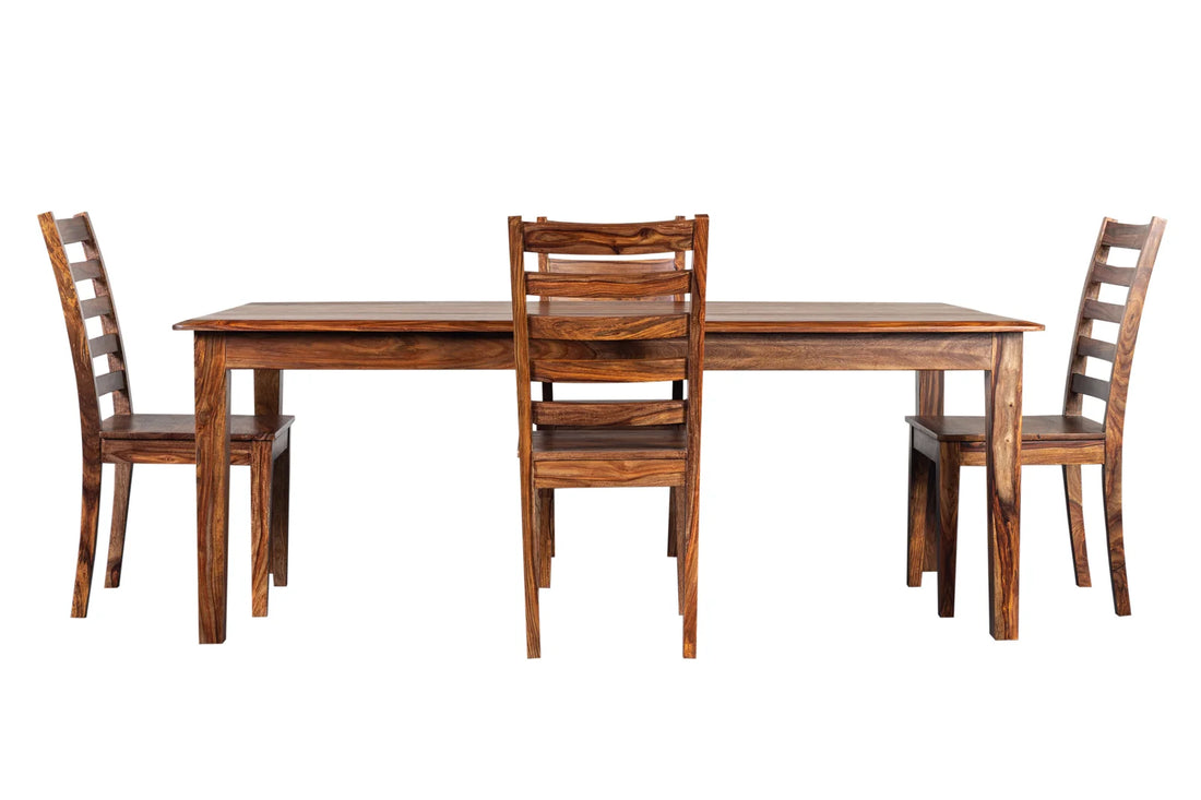 Clermont Sheesham Wood Dining Table & Chair