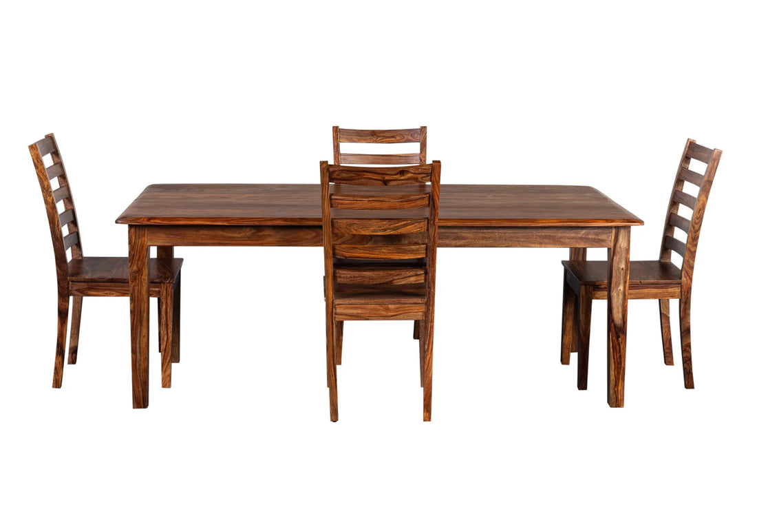 Clermont Sheesham Wood Dining Table & Chair