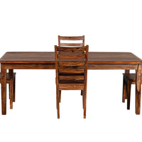 Clermont Sheesham Wood Dining Table & Chair