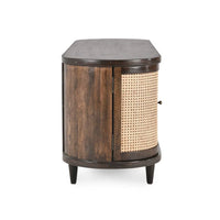Tessa Wooden Rattan Sideboard