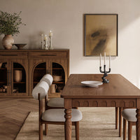 Canora Dining Table |Solid Wood |6 Seater