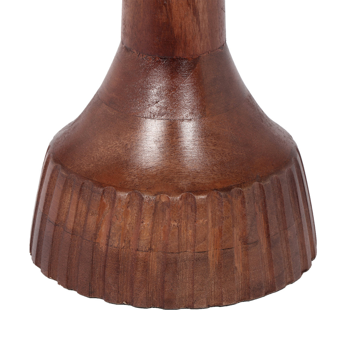 Eryne Mango Wood Round Accent Table