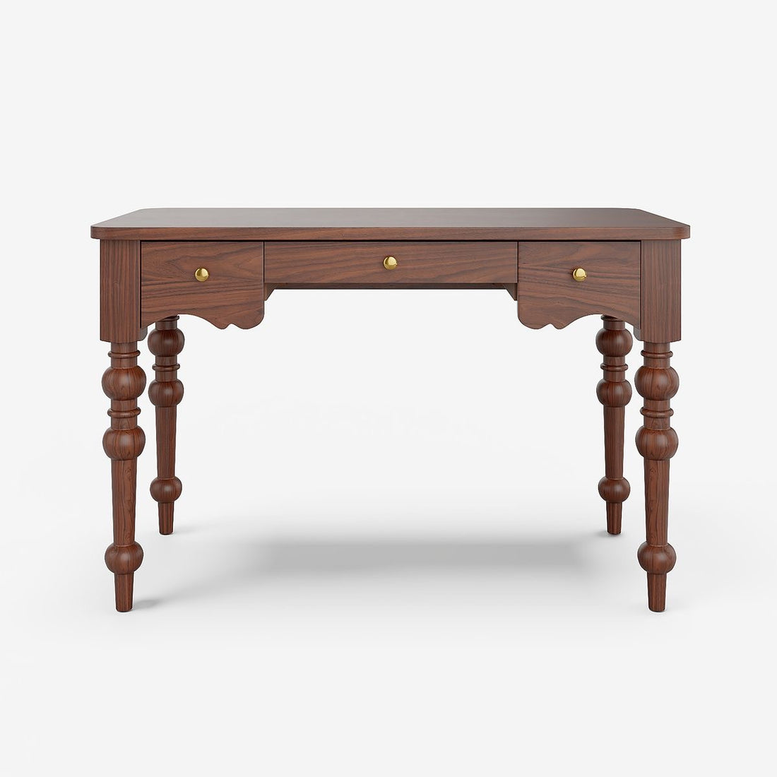 Rectangular Mid-Century Study Desk