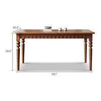 Canora Dining Table |Solid Wood |6 Seater