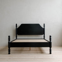Florya Solid Wood Bed without Storage in Teak Wood