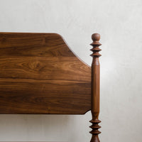 Florya Solid Wood Bed without Storage in Teak Wood