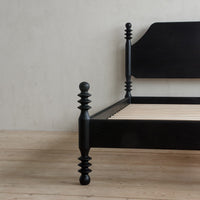 Florya Solid Wood Bed without Storage in Teak Wood