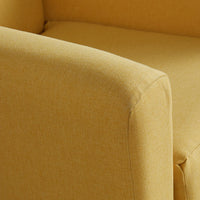 Hughes Armchair For Living Room | Premium Upholstery | Solid Wood Frame