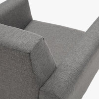 Hughes Armchair For Living Room | Premium Upholstery | Solid Wood Frame