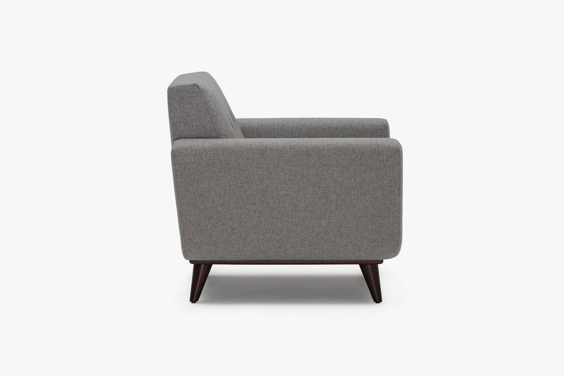 Hughes Armchair For Living Room | Premium Upholstery | Solid Wood Frame