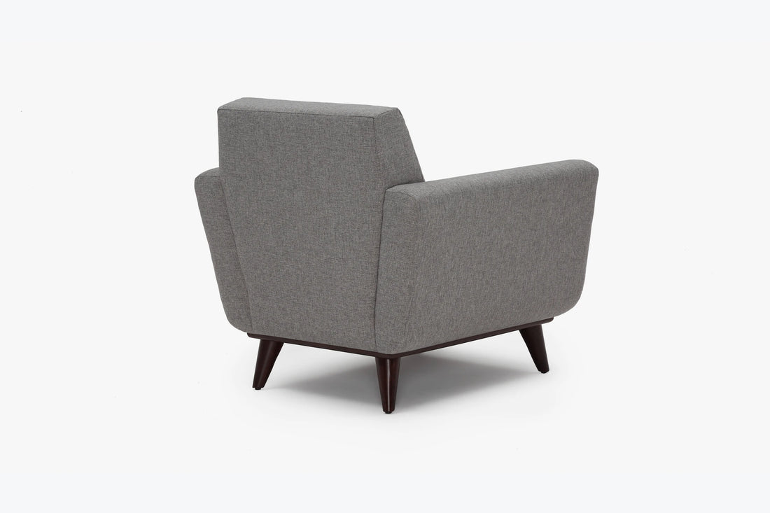 Hughes Armchair For Living Room | Premium Upholstery | Solid Wood Frame